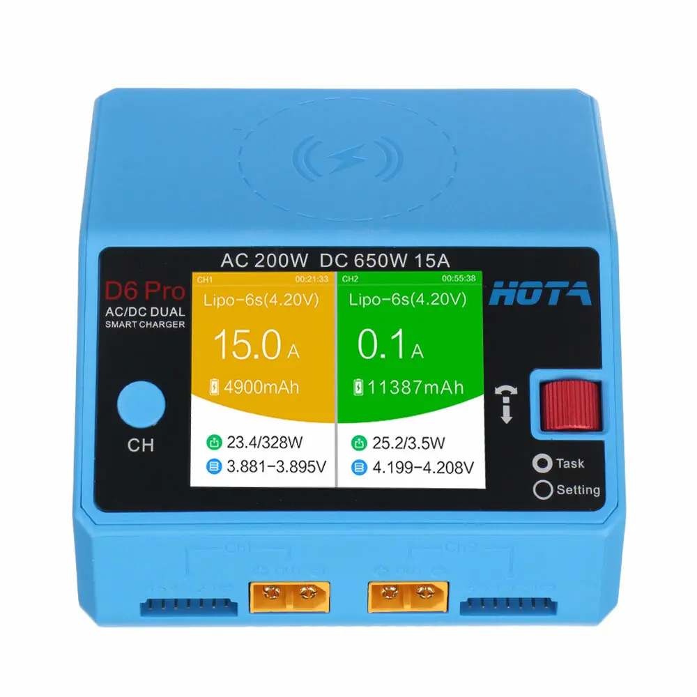 HOTA D6 Pro 325W, 1-6S Dual Channel 