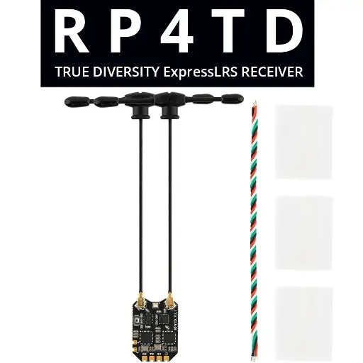 RP4TD ExpressLRS 2.4GHz True Diversity Receiver
